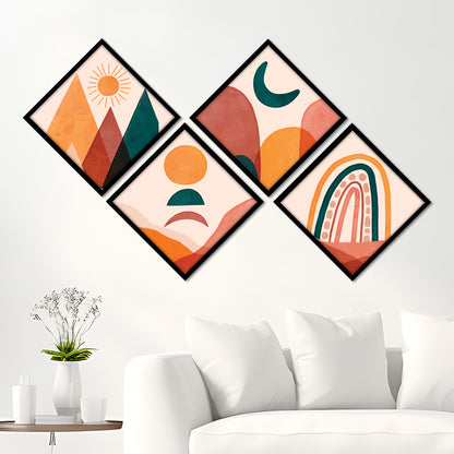 Vibrant Horizons Wall Frame Set