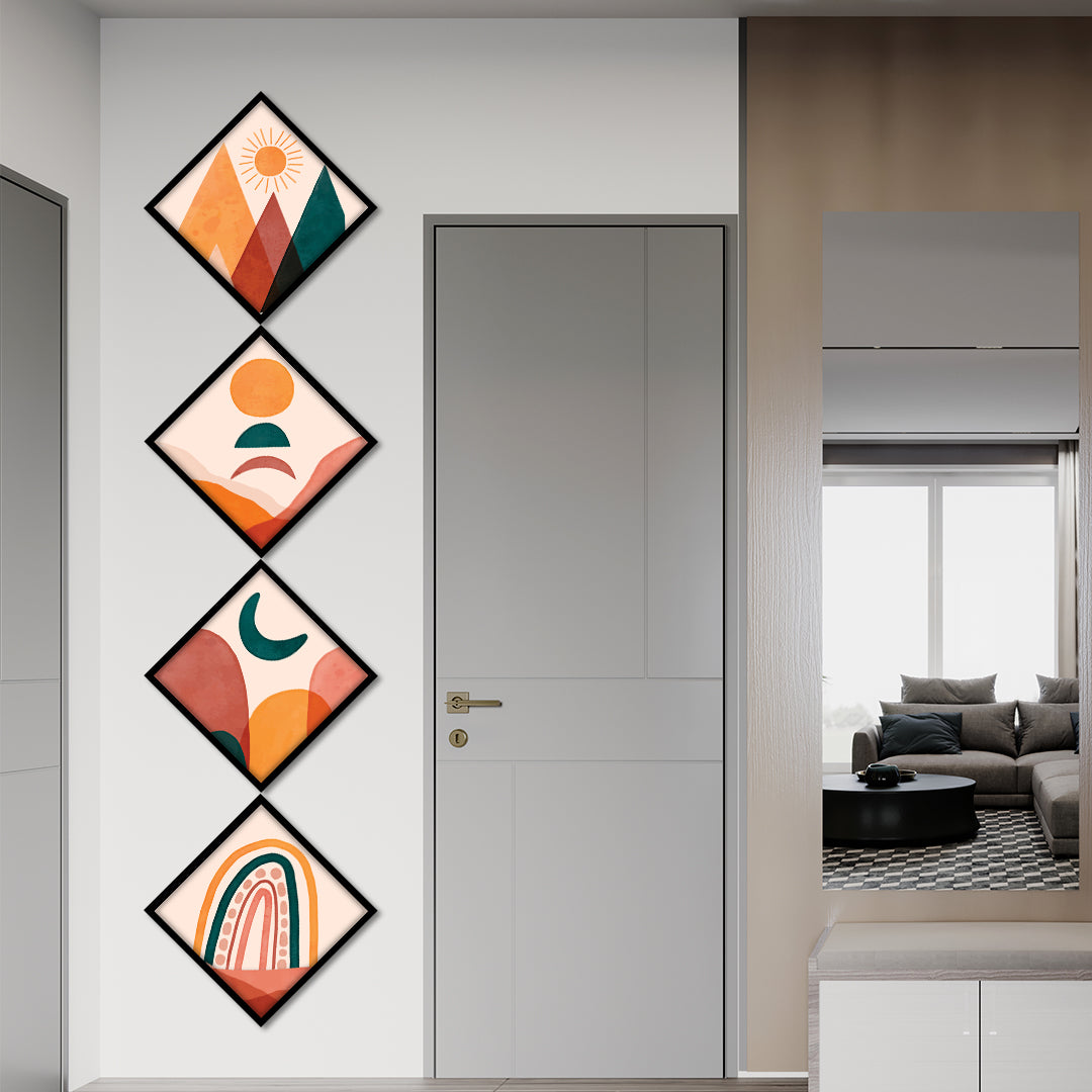 Vibrant Horizons Wall Frame Set