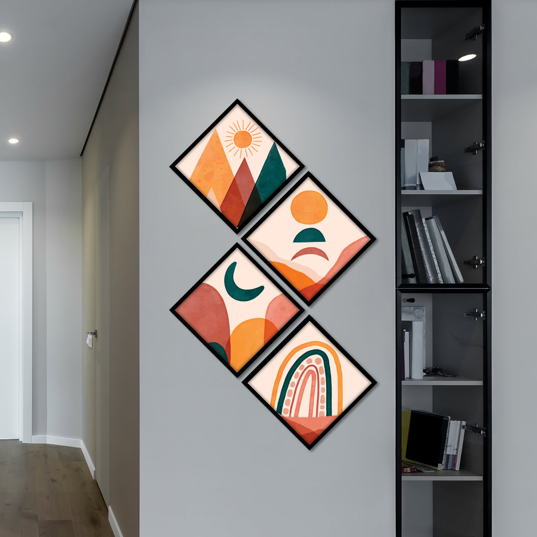 Vibrant Horizons Wall Frame Set