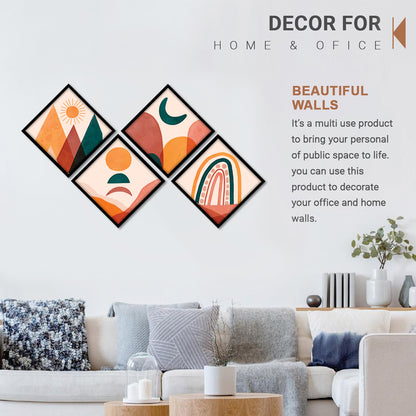 Vibrant Horizons Wall Frame Set