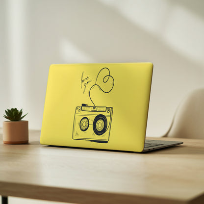 Mixtape Love Artistic Laptop Skin
