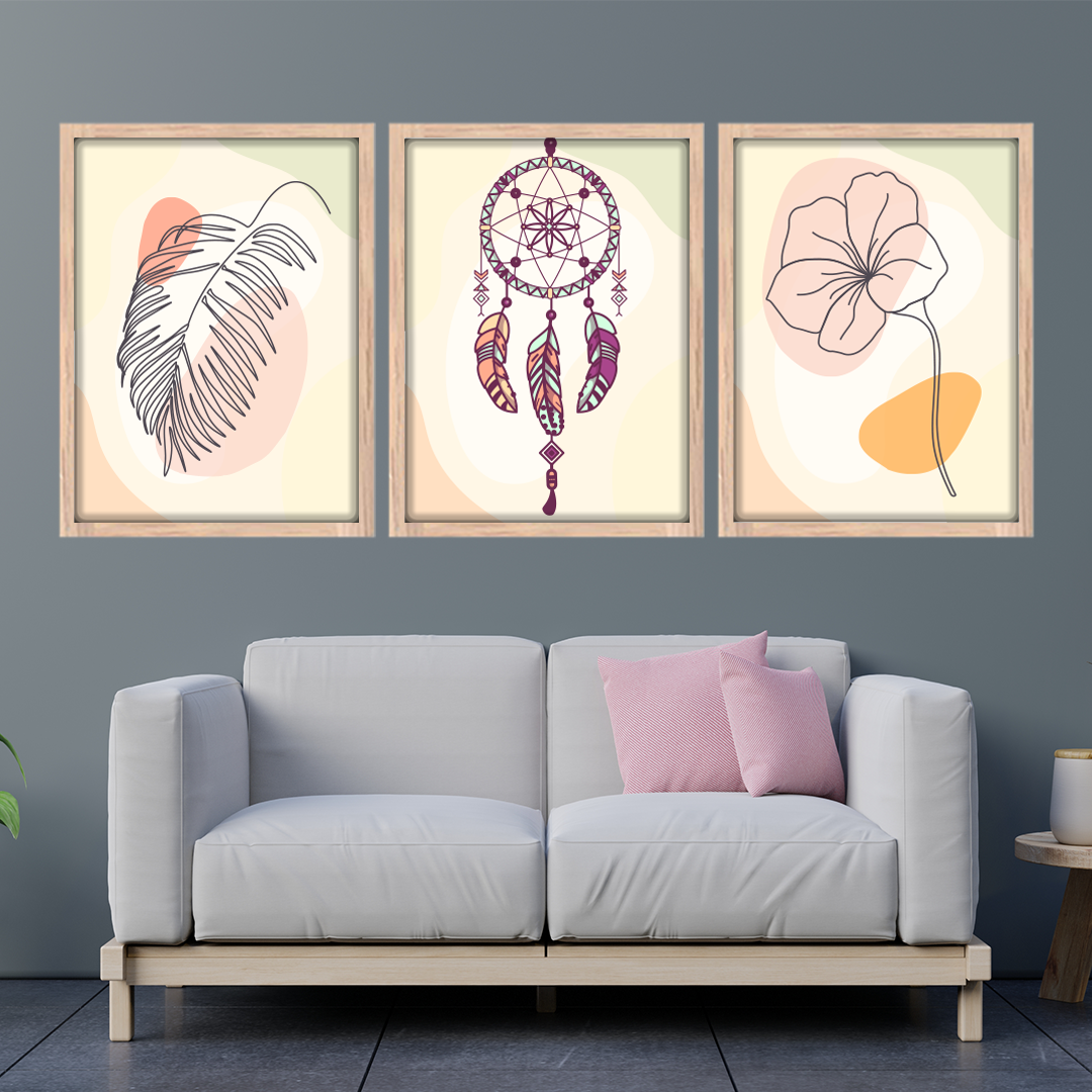 Boho Harmony Wall Frame Set