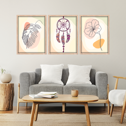 Boho Harmony Wall Frame Set