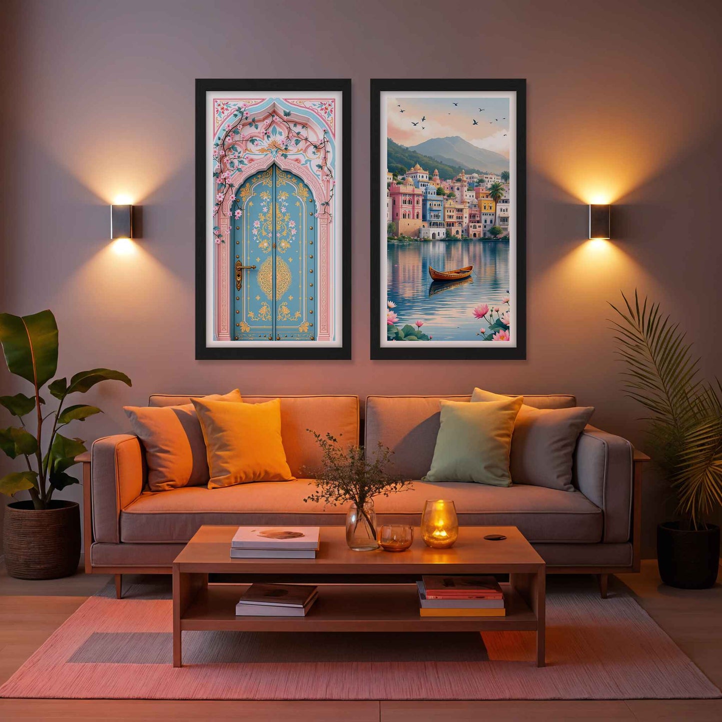 Pastel Escape Frame Set