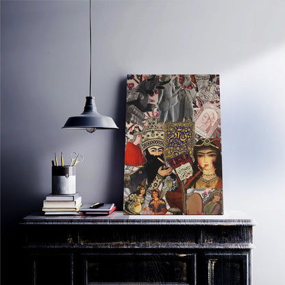 Persian Art Collage Canvas