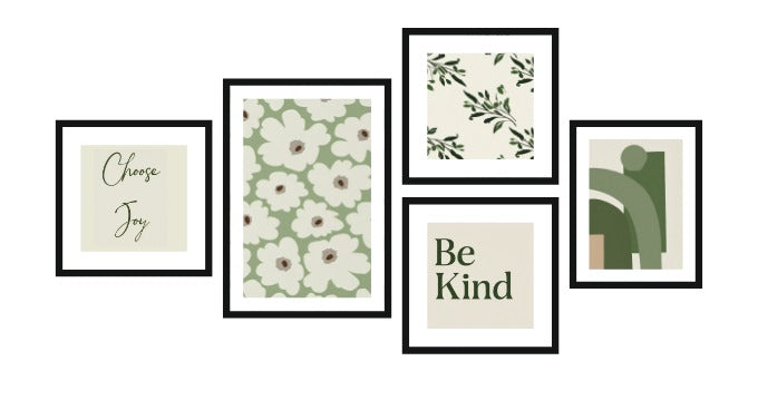 Nordic Botanical Wall Set of 5