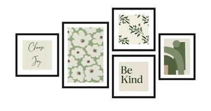 Nordic Botanical Wall Set of 5