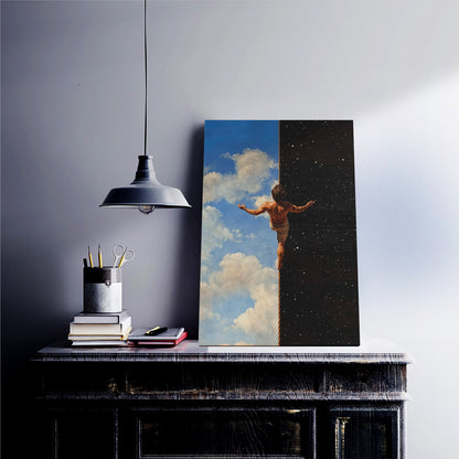 Crossing from Heaven to Cosmos