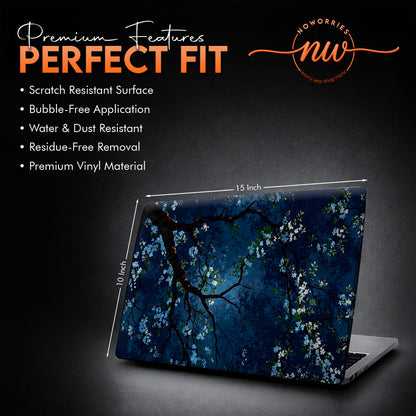 Midnight Blossom Artistic Laptop Skin