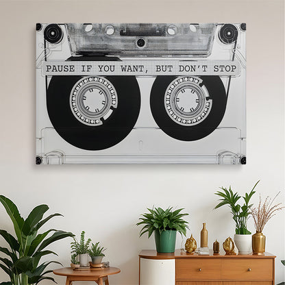 Vintage Audio Tape  Wall Canvas