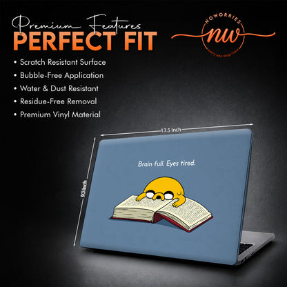 Brain Full Eyes Tired Aesthetic Laptop Skin