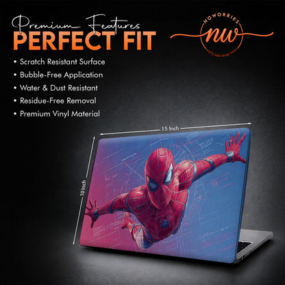Web Slinger Tech Aesthetic Superhero Graphic Laptop Skin