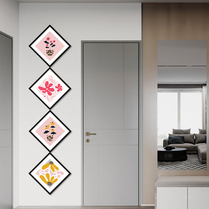 Pastel Bloom Diamond Wall Art Set