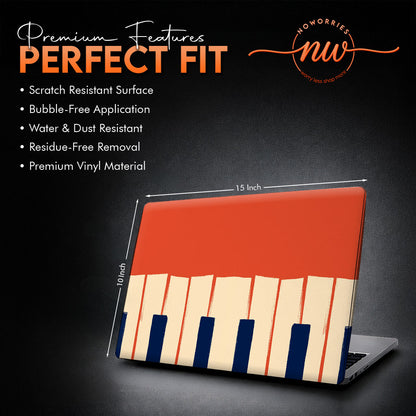 Piano Keys Artistic Minimalist Laptop Skin