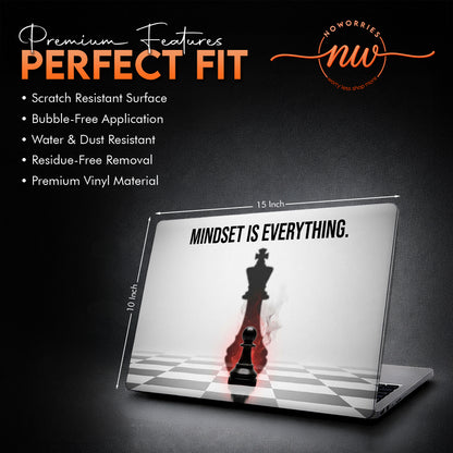Chess Mindset Hustle & Success Aesthetic Laptop Skin