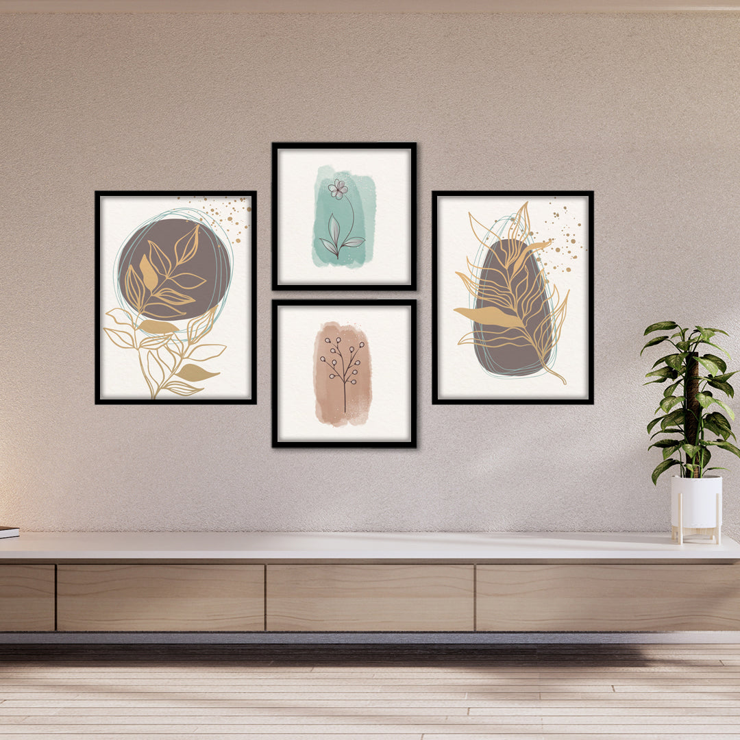 Minimal Botanical Set Wall Frame