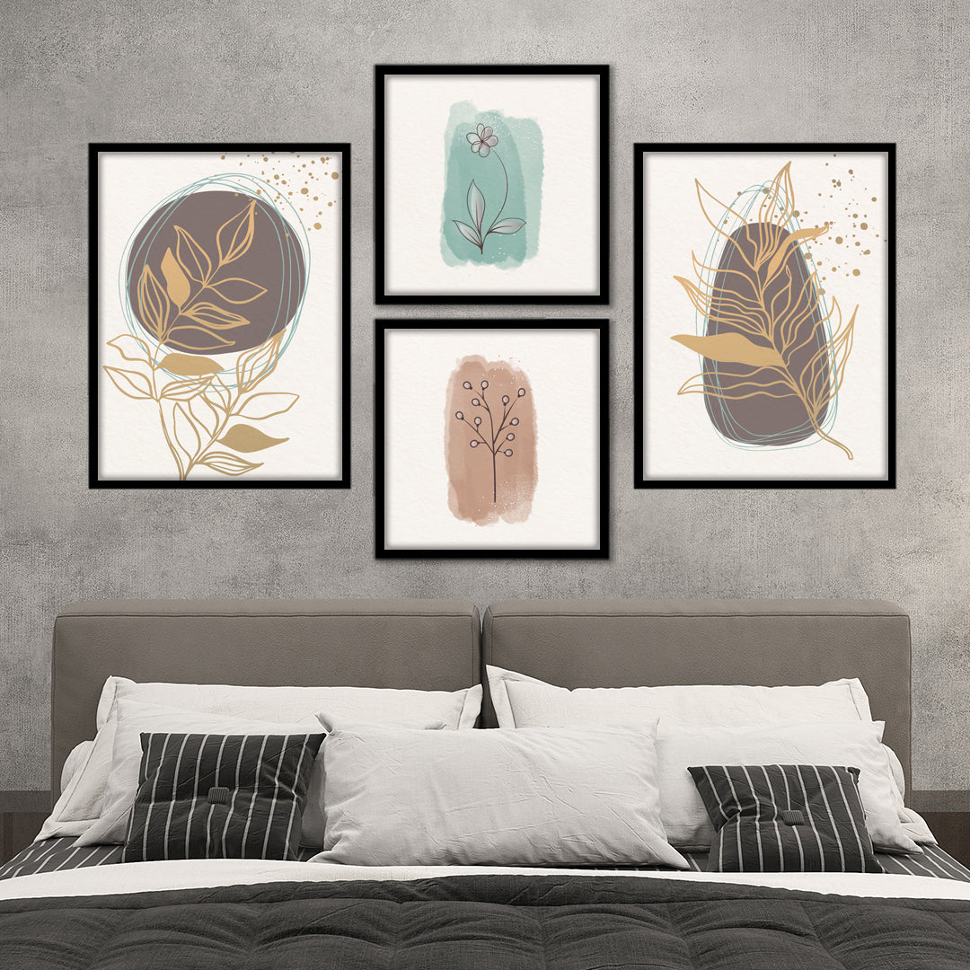 Minimal Botanical Set Wall Frame