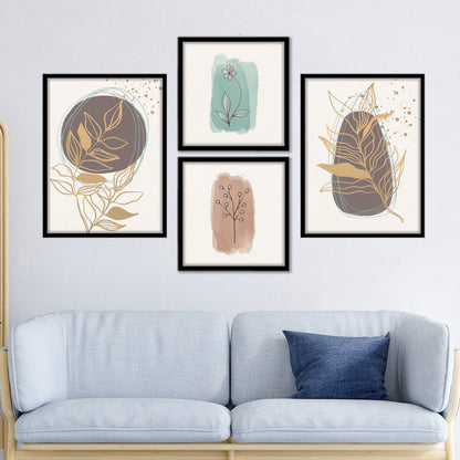 Minimal Botanical Set Wall Frame