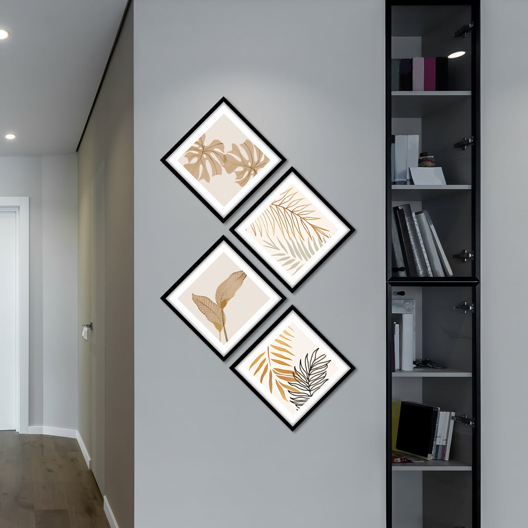 Golden Botanicals Wall Frame Set