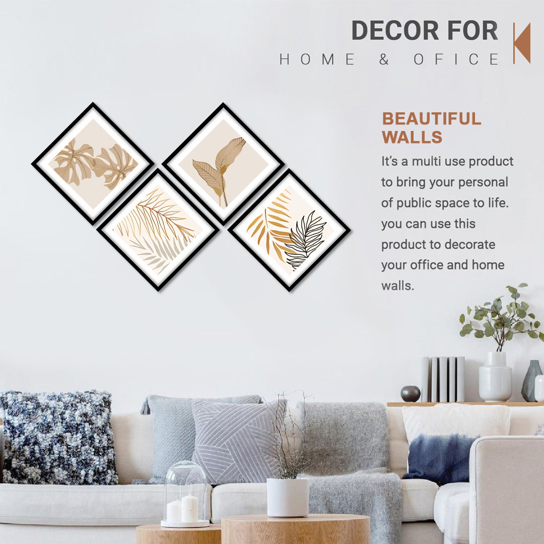 Golden Botanicals Wall Frame Set