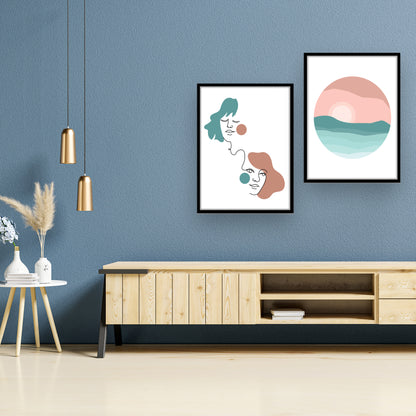 Modern Minimal Duo Wall Frame
