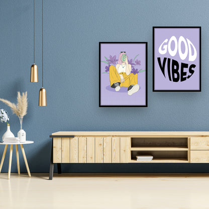 Rainbow Motivational Quote Gallery Wall Frame