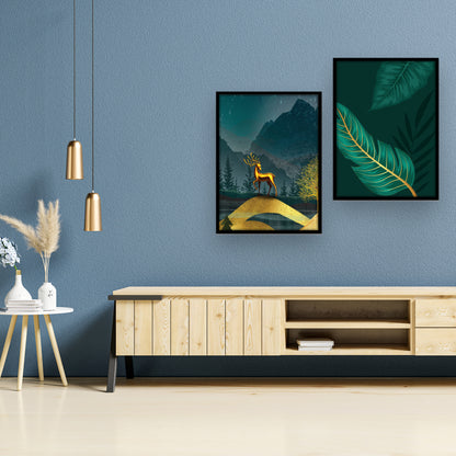 Elegant Floral Wall Art Painting for Home & Living Room Decor