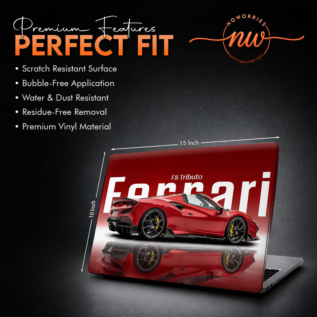 F8 Tributo Racing Laptop Skin