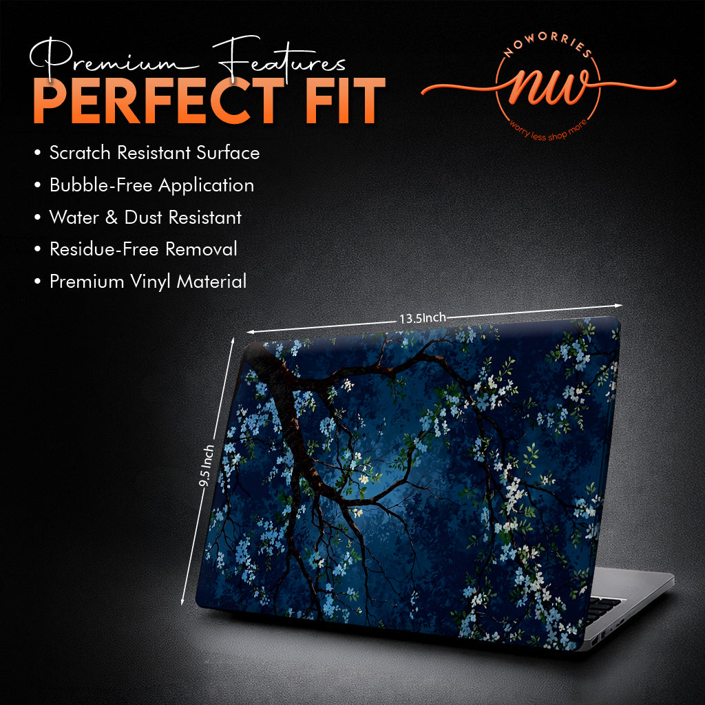 Midnight Blossom Artistic Laptop Skin