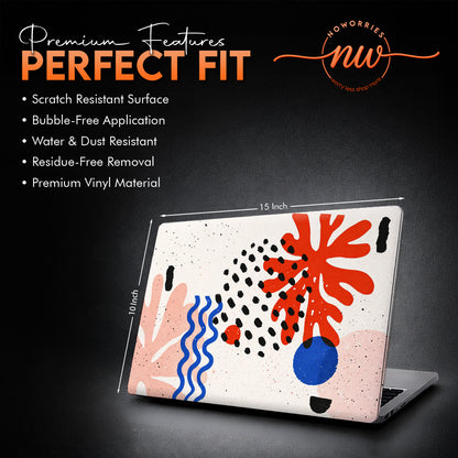 Boho Abstract Forms Laptop Skin