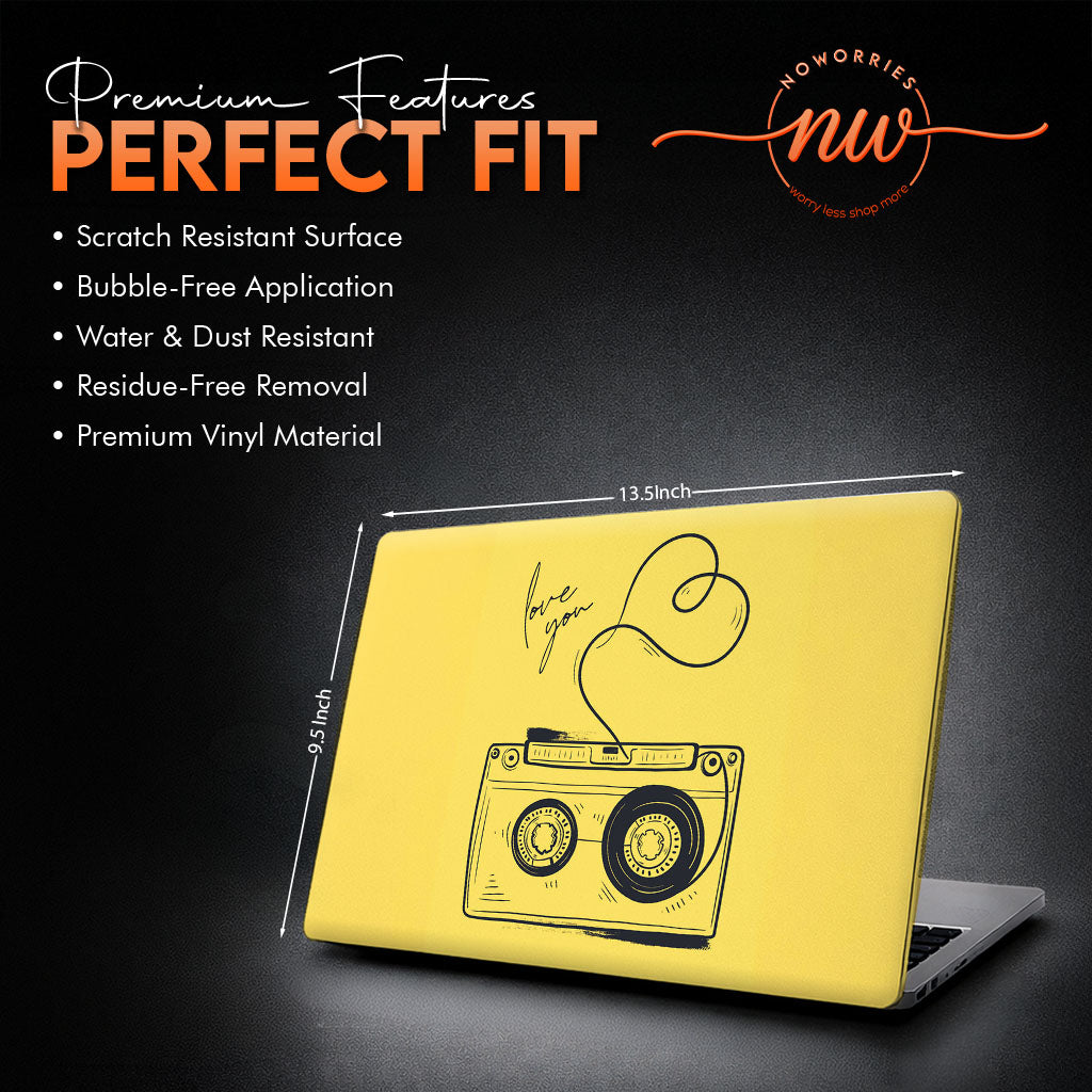 Mixtape Love Artistic Laptop Skin