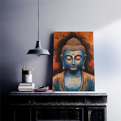 Blue Buddha Tranquility Canvas