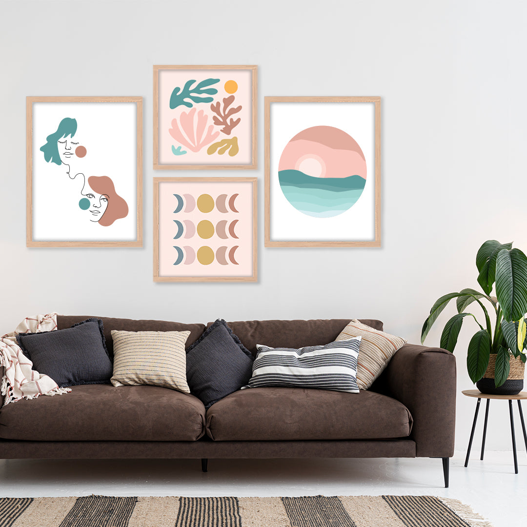 Soft Pastel Wall Art Set