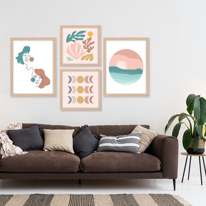 Soft Pastel Wall Art Set