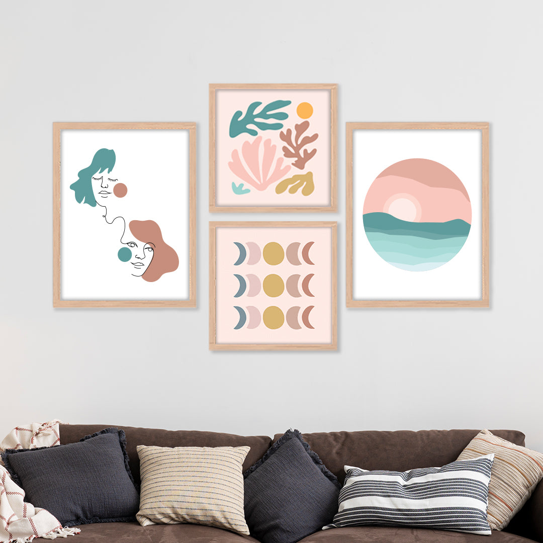 Soft Pastel Wall Art Set