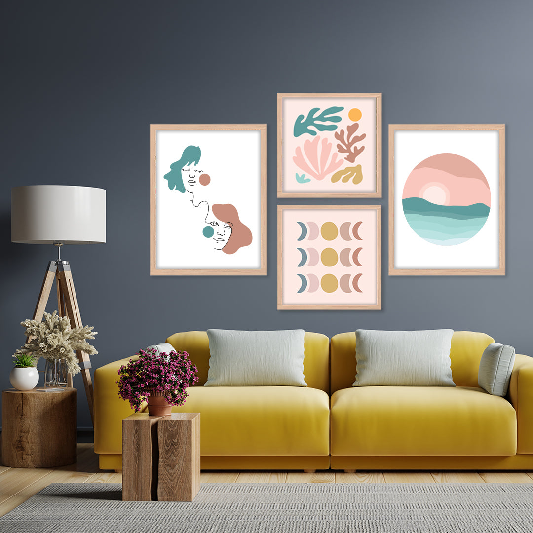 Soft Pastel Wall Art Set