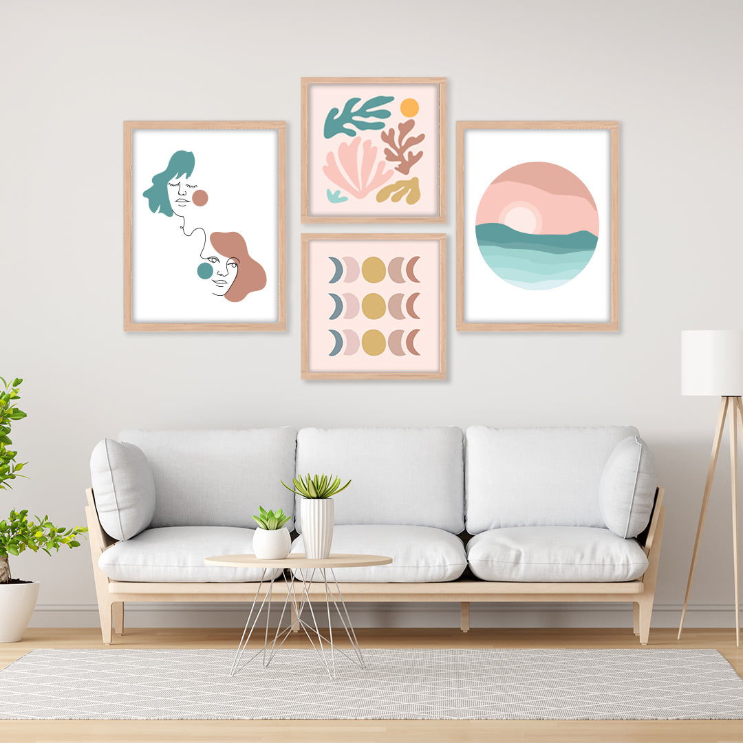 Soft Pastel Wall Art Set