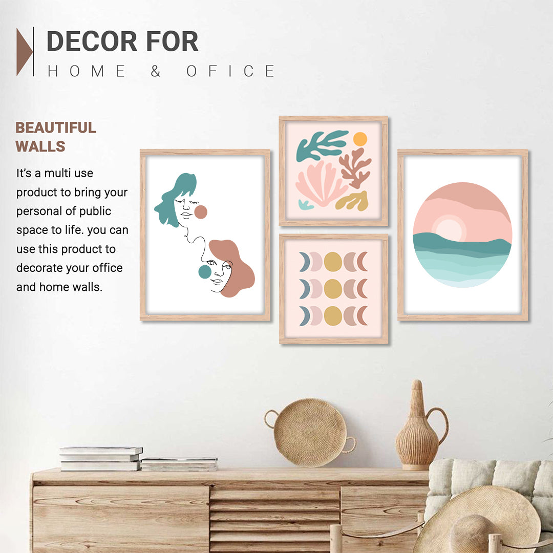 Soft Pastel Wall Art Set