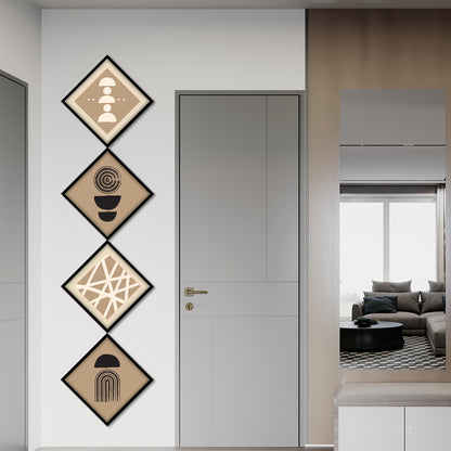 Earthy Geometry Wall Frame Set