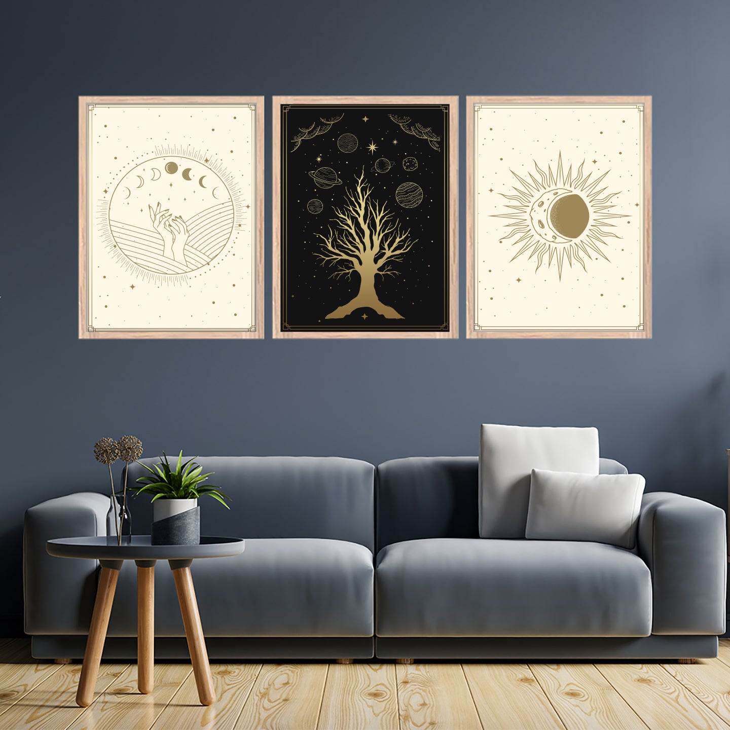 Celestial Moon & Universe Wall Art