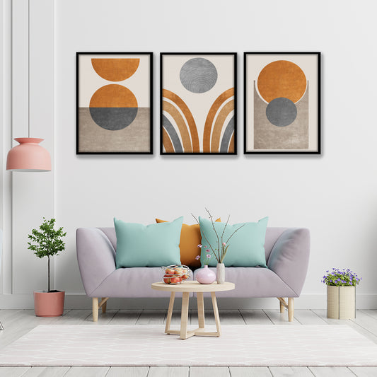 Modern Geo Shapes Wall Art