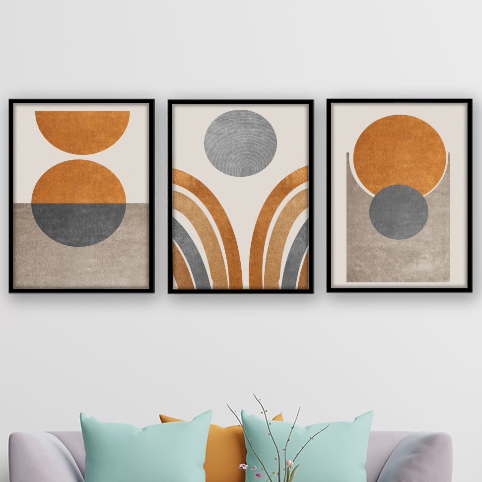 Modern Geo Shapes Wall Art