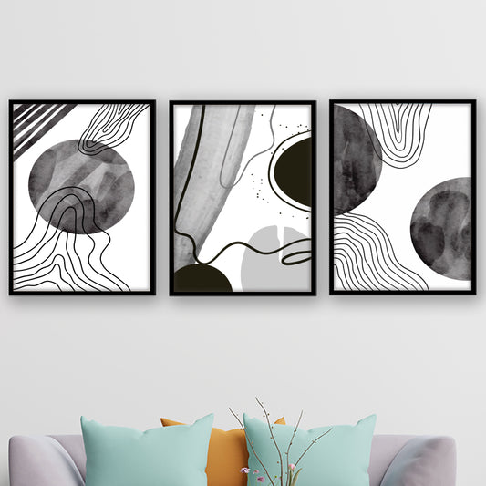 Abstract Ink Flow Wall Art