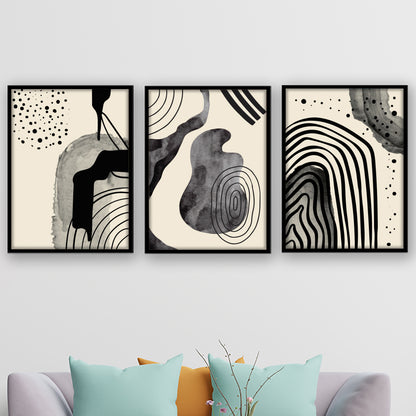 Modern Ink Abstract Wall Art