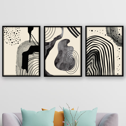 Modern Ink Abstract Wall Art
