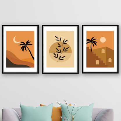 Desert Sunset Minimalist Wall Art