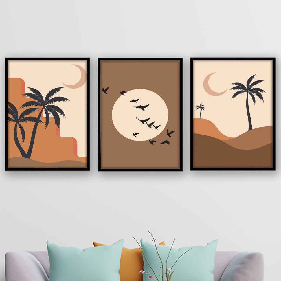 Warm Dusk Landscape Wall Art