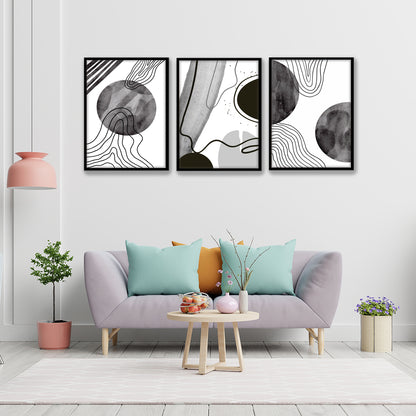 Abstract Ink Flow Wall Art