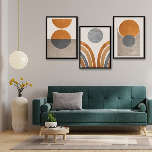 Modern Geo Shapes Wall Art