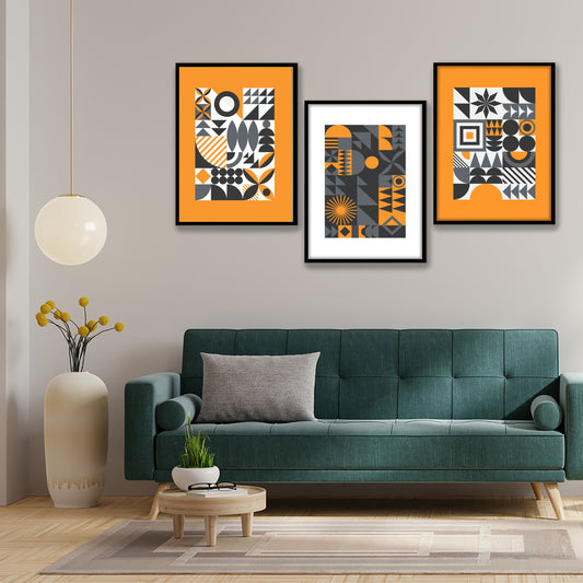 Modern Geometric Pattern Wall Art